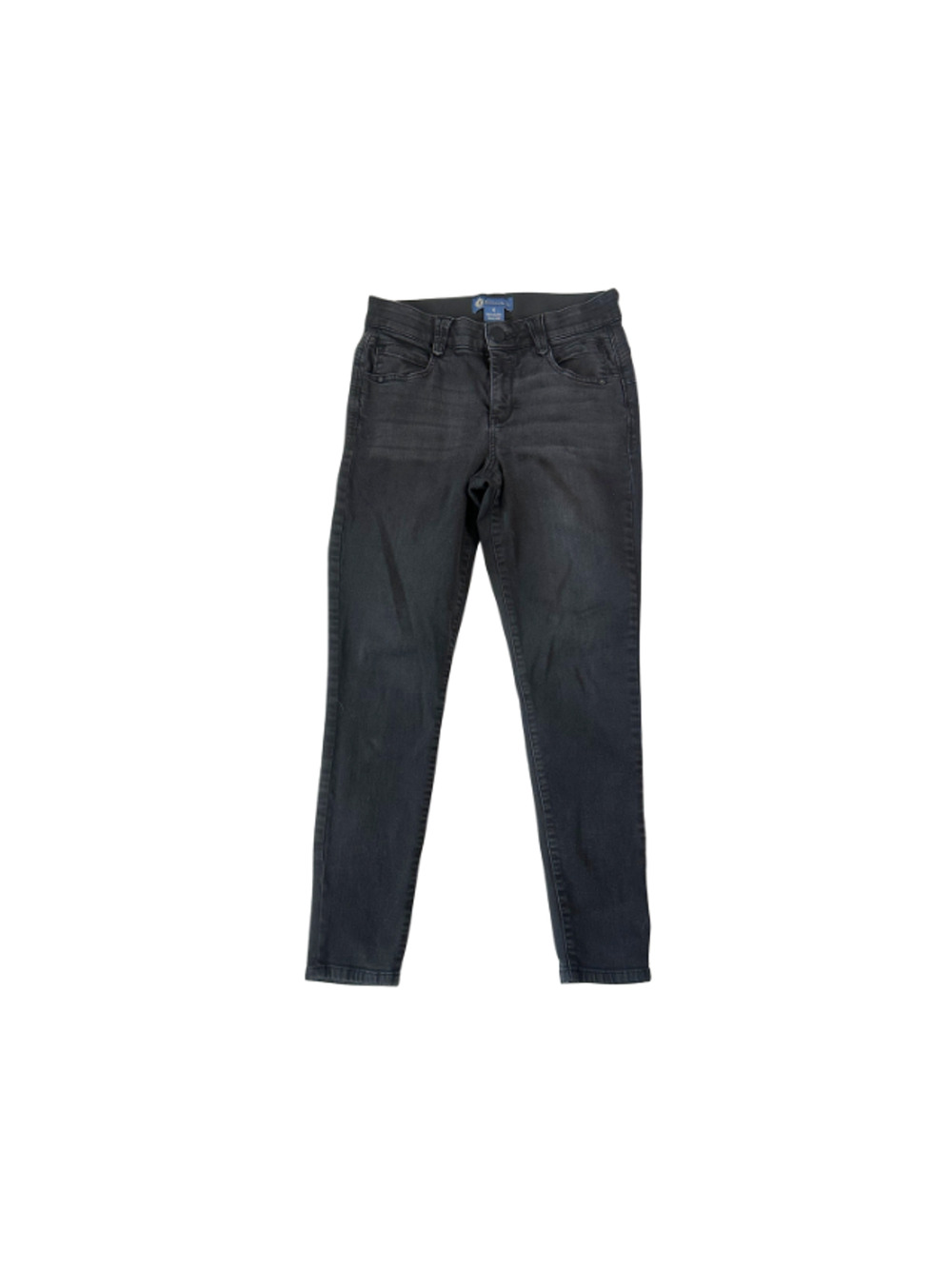 Democracy Jeans “Ab” solution Skinny Ankle Stretch Denim Black Women’s Size 6